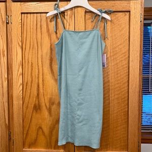 Wild fable green ribbed dress